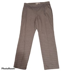 Dana Buchman Tummy Control Geometric Print Pants